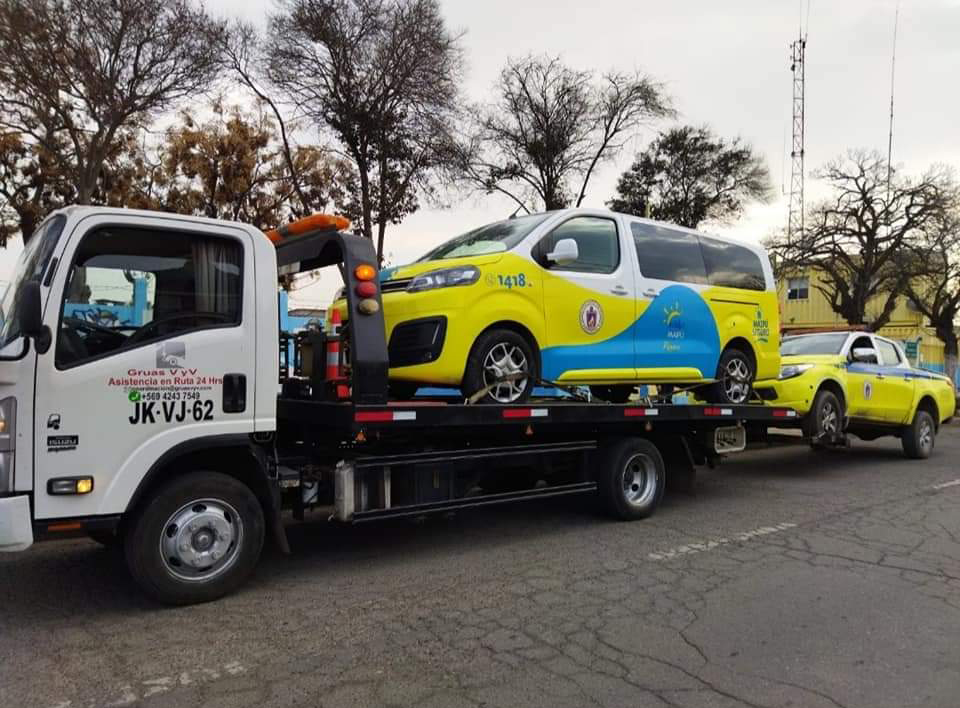Grúa Cama Hidráulica - sistema de Wetlif y Carros