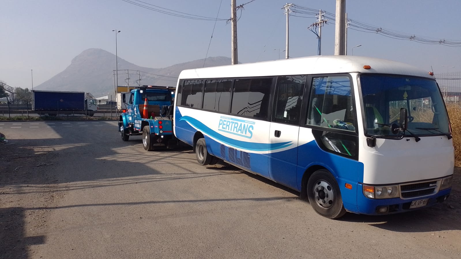 Grúas para Buses