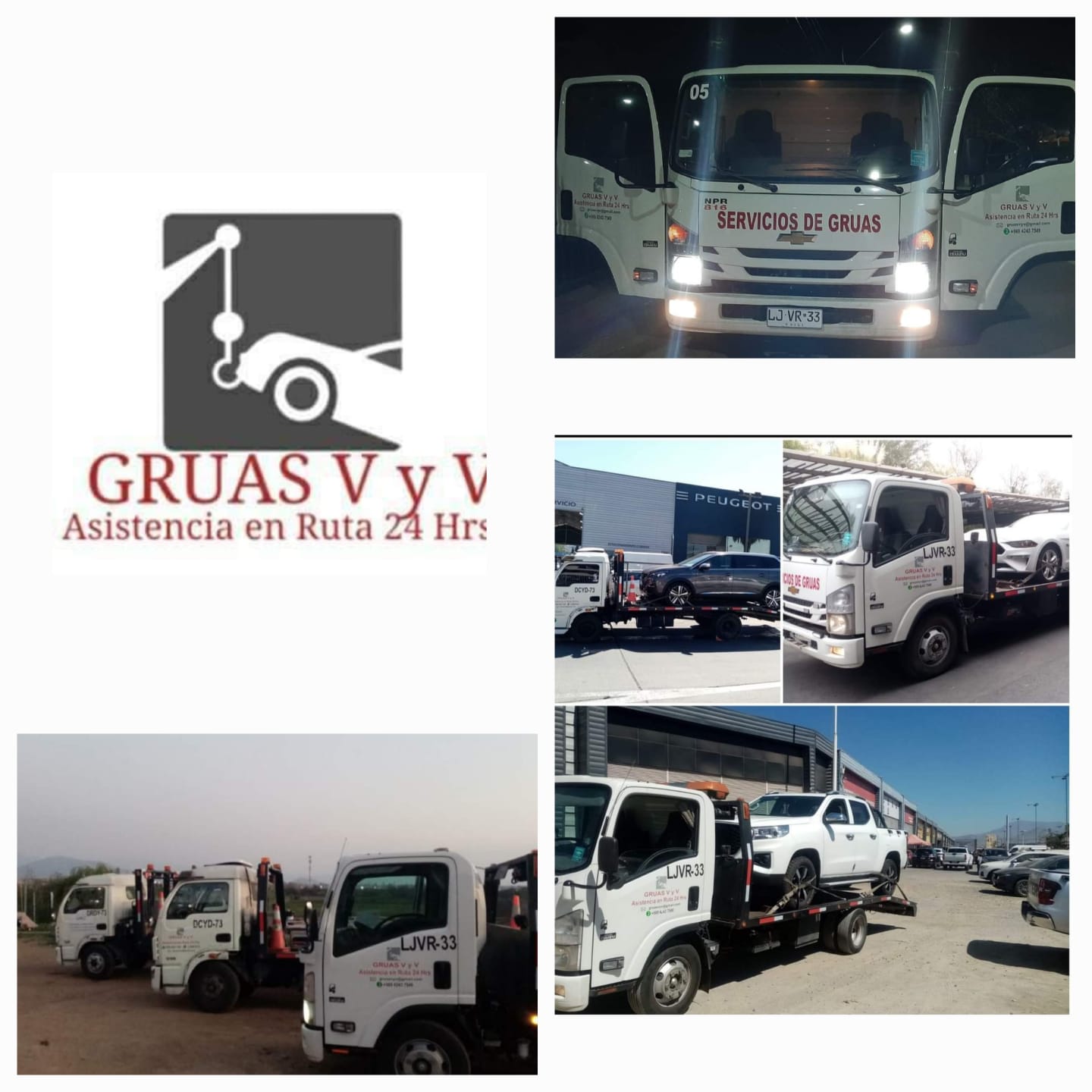 Grúa en Colina, Santiago, Disponible, Rescate - Grúas V y V