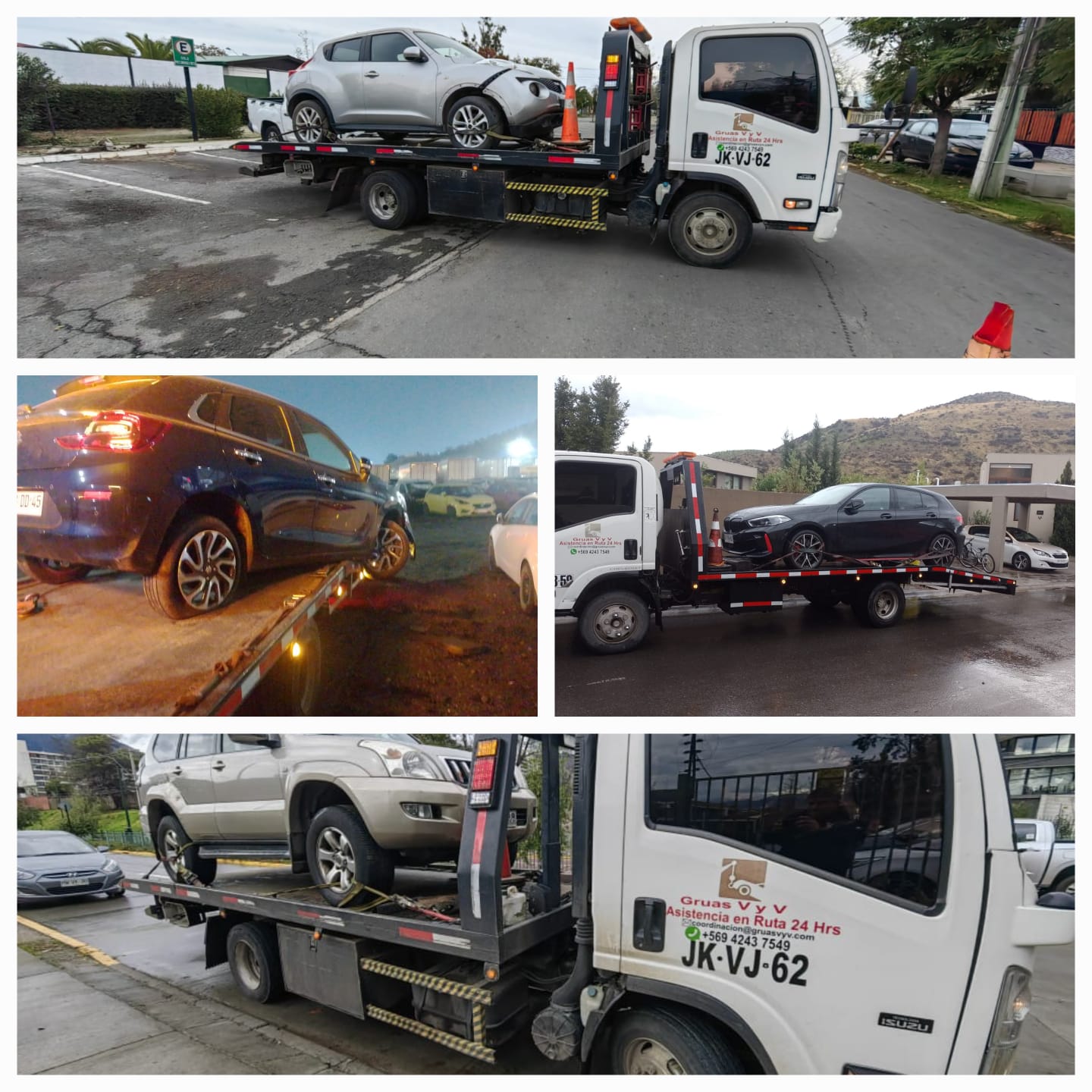 Grúa en Colina, Santiago, Disponible, Rescate - Grúas V y V